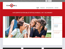 Tablet Screenshot of canalbau.at